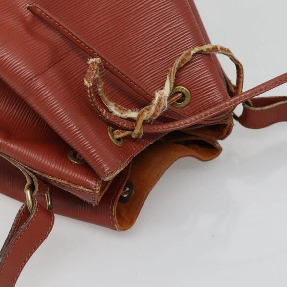 LOUIS VUITTON Epi Petit Noe Shoulder Bag Brown M44103 LV Auth BA3501 - Picture 7 of 16
